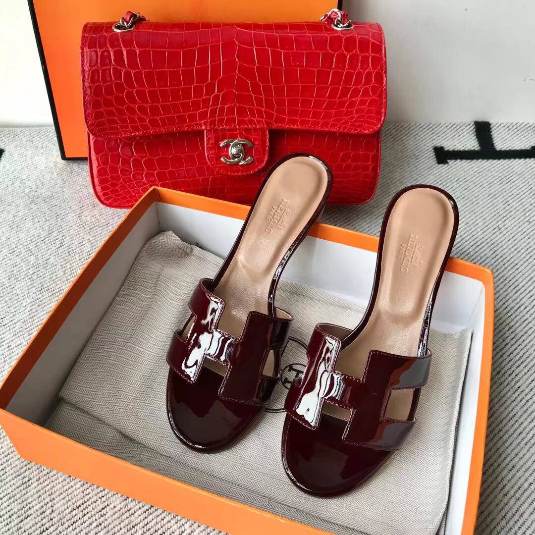 에르메스 올수공 오아시스 슬리퍼 샌들 페이던트 10